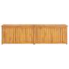 Garden Box 200x50x55 cm Solid Teak Wood - Stylish Storage Solution