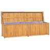 Garden Box 200x50x55 cm Solid Teak Wood - Stylish Storage Solution