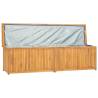 Garden Box 200x50x55 cm Solid Teak Wood - Stylish Storage Solution