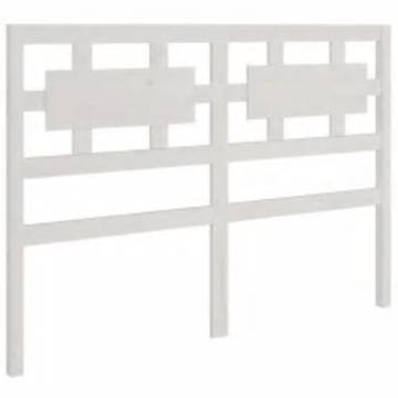 White Solid Wood Bed Frame 140x200 cm | Stylish & Durable