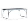 Folding Camping Table Grey Aluminium 60x40 cm | HipoMarket