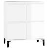 High Gloss White Sideboard - 60x35x70 cm | Hipomarket