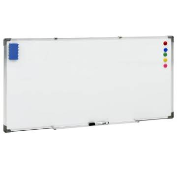 Magnetic Whiteboard 110x60cm - Durable & Easy to Mount