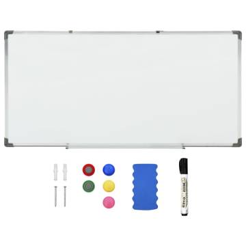 Magnetic Whiteboard 110x60cm - Durable & Easy to Mount