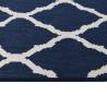 Navy and White Outdoor Rug 80x150 cm | Reversible Design