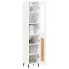 Elegant Highboard White 34.5x34x180 cm - Stylish Storage Solution