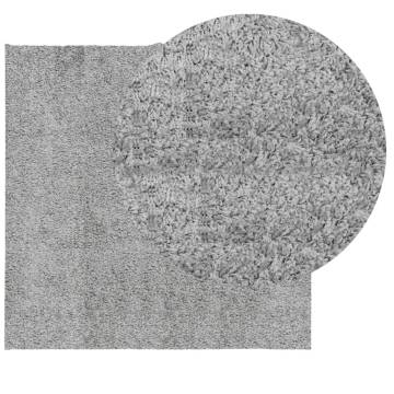 Shaggy Rug PAMPLONA Grey 200x200 cm - Soft & Modern