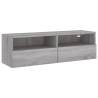 TV Wall Cabinet Grey Sonoma - Space-Saving Solution