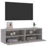 TV Wall Cabinet Grey Sonoma - Space-Saving Solution