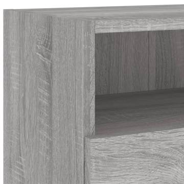 TV Wall Cabinet Grey Sonoma - Space-Saving Solution