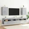 Stylish TV Wall Cabinets - 2 pcs Concrete Grey, 40.5x30x60 cm