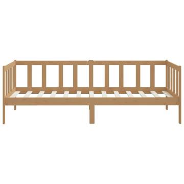 Day Bed Honey Brown Pinewood 90x200 cm | Hipomarket