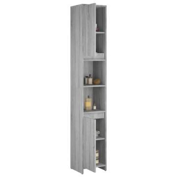 Grey Sonoma Bathroom Cabinet - Stylish & Spacious Storage