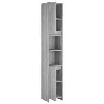 Grey Sonoma Bathroom Cabinet - Stylish & Spacious Storage