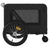 Pet Bike Trailer - Durable Black Oxford Fabric & Iron