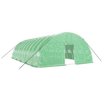 Greenhouse with Steel Frame Green 60 m² - Durable & Spacious