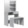 Dressing Table Set Grey Sonoma - Stylish Bedroom Furniture