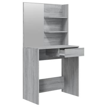 Dressing Table Set Grey Sonoma - Stylish Bedroom Furniture