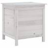 Garden Storage Box White 50x49x56.5 cm - Solid Fir Wood