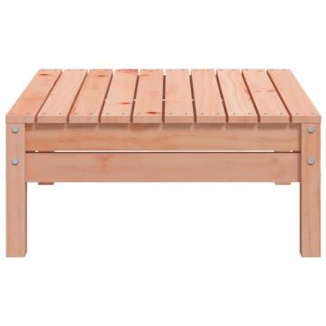 Garden Footstool Solid Wood Douglas - Durable Outdoor Ottoman