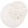 Shaggy Rug High Pile Modern Cream Ø 80 cm - Soft & Stylish