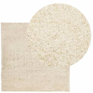 Shaggy Rug High Pile Modern Gold 240x240 cm | Hipomarket