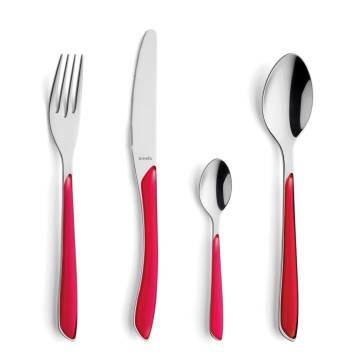 Amefa Eclat Raspberry 24-Piece Cutlery Set - Colorful Dining