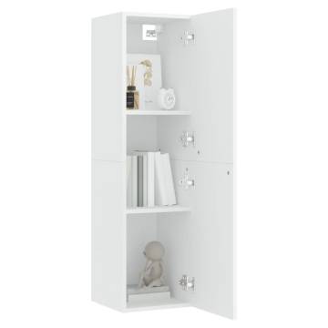 Stylish White TV Cabinet - 30.5x30x110 cm | HipoMarket