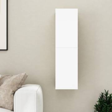 Stylish White TV Cabinet - 30.5x30x110 cm | HipoMarket