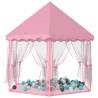 Princess Play Tent with 250 Balls - Pink 133x140 cm