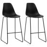 3 Piece Black Bar Set - Modern Design for Home & Garden