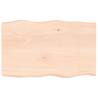 Untreated Solid Wood Live Edge Table Top | 80x50 cm