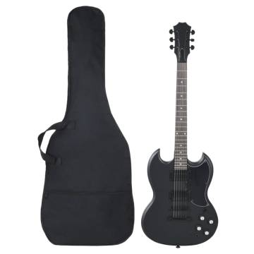 Beginner Electric Guitar with Bag - Matt Black 4/4 39" | HipoMarket