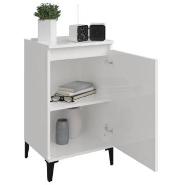 Bedside Cabinets 2 pcs High Gloss White | Stylish & Durable