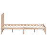 Solid Wood Pine Bed Frame 140x200 cm | Timeless Design