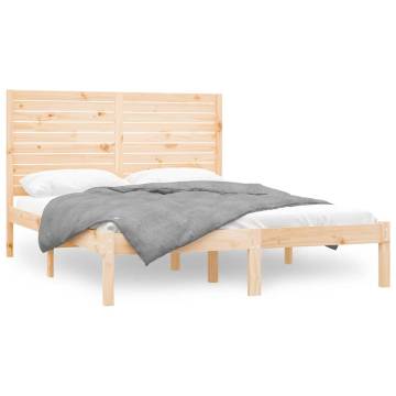 Solid Wood Bed Frame 120x200 cm | HipoMarket UK