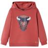 Kids' Hooded Sweatshirt Burnt Red 128 Size 128 (7-8y) 