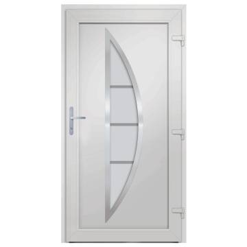 Front Door Anthracite 88x200 cm PVC - Secure & Stylish Entry