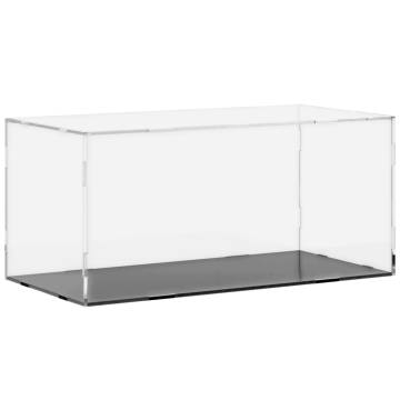 Transparent Acrylic Display Box 24x12x11 cm - Durable & Dustproof