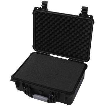 Protective Equipment Case 40.6x33x17.4 cm - Durable Black Design