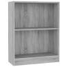 Bookshelf Grey Sonoma - Compact & Functional Storage Solution