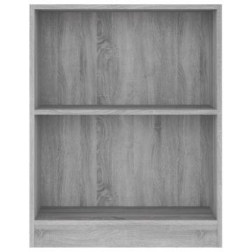 Bookshelf Grey Sonoma - Compact & Functional Storage Solution