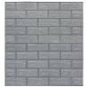 3D Wallpaper Bricks Self-adhesive 10 pcs Anthracite - Hipomarket