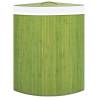 Bamboo Corner Laundry Basket Green 60L - Stylish Storage