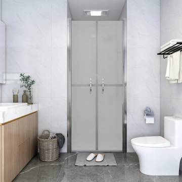 Shower Door Frosted ESG 76x190 cm - Stylish & Functional