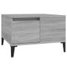 Stylish Grey Sonoma Coffee Table - 55x55 cm | HipoMarket