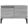 Stylish Grey Sonoma Coffee Table - 55x55 cm | HipoMarket