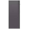 High Gloss Grey Sideboard 110x30x75 cm | Stylish Storage Solution