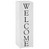 Umbrella Stand Welcome Steel White Colour white Pattern pattern 4 Number of 1 