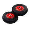 Sack Truck Wheels 2 pcs Rubber 3.00-4 (245x82) - Durable & Puncture-Pr